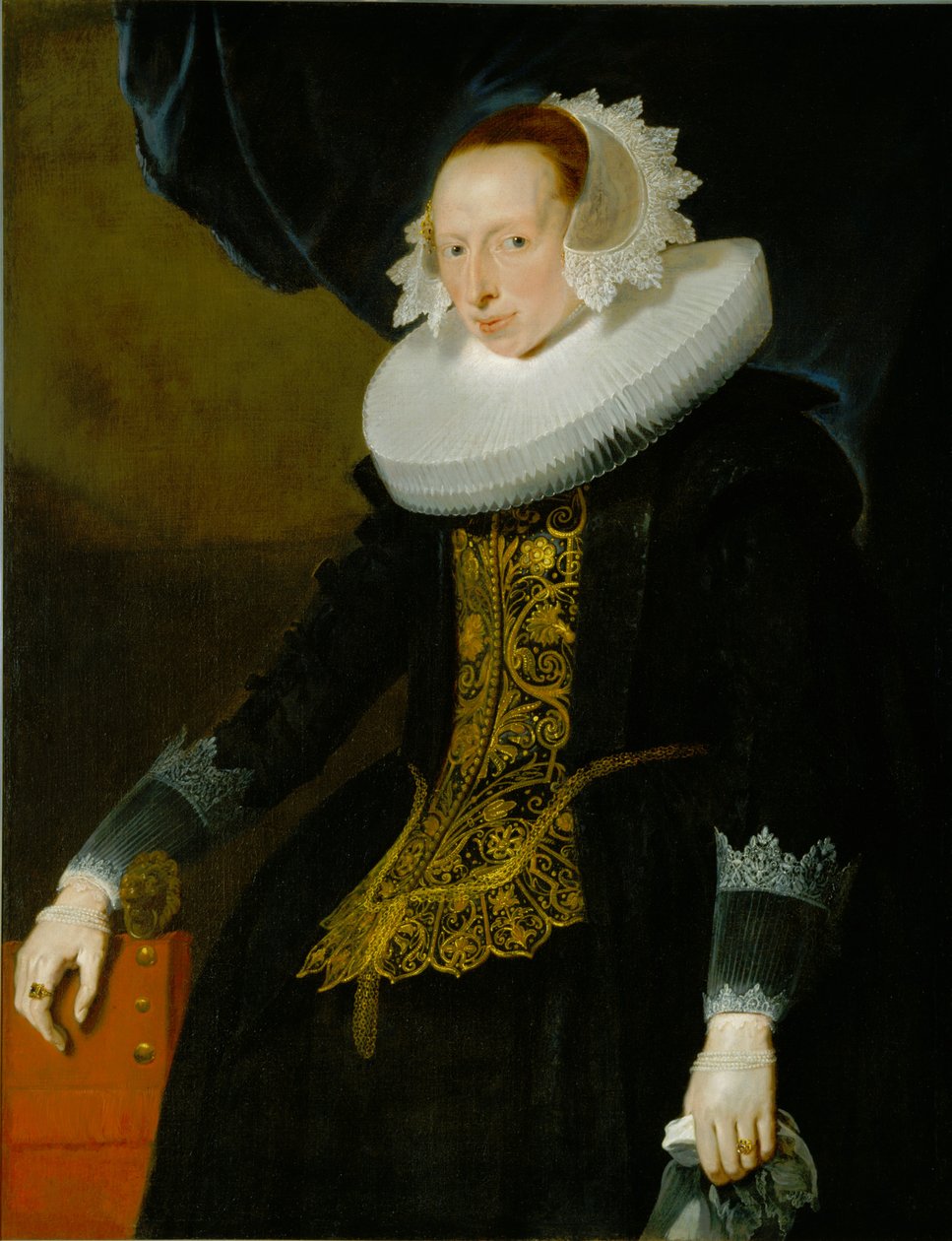 Portræt af en kvinde af Pieter Claesz Soutman