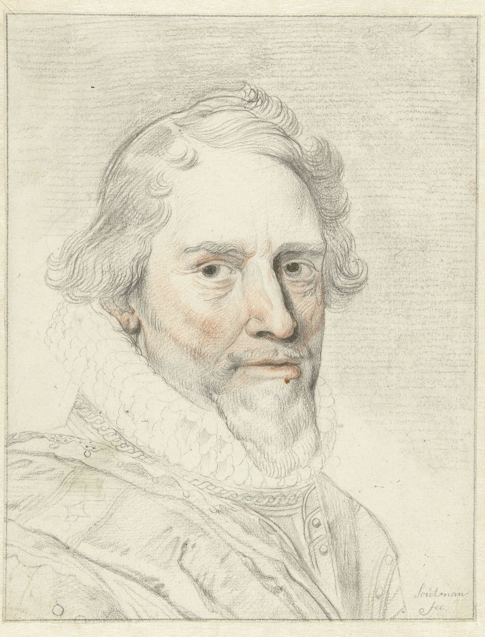Portræt af Prins Maurits af Pieter Claesz. Soutman