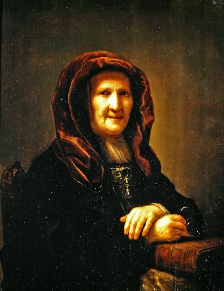 Portræt af en gammel dame af Pieter Harmansz Verelst
