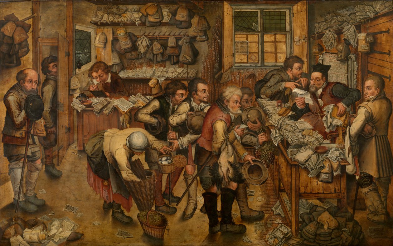 The Village Lawyer (olie) af Pieter III Brueghel