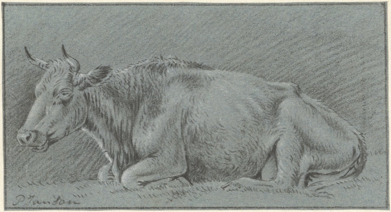 Liggende ko af Pieter Janson