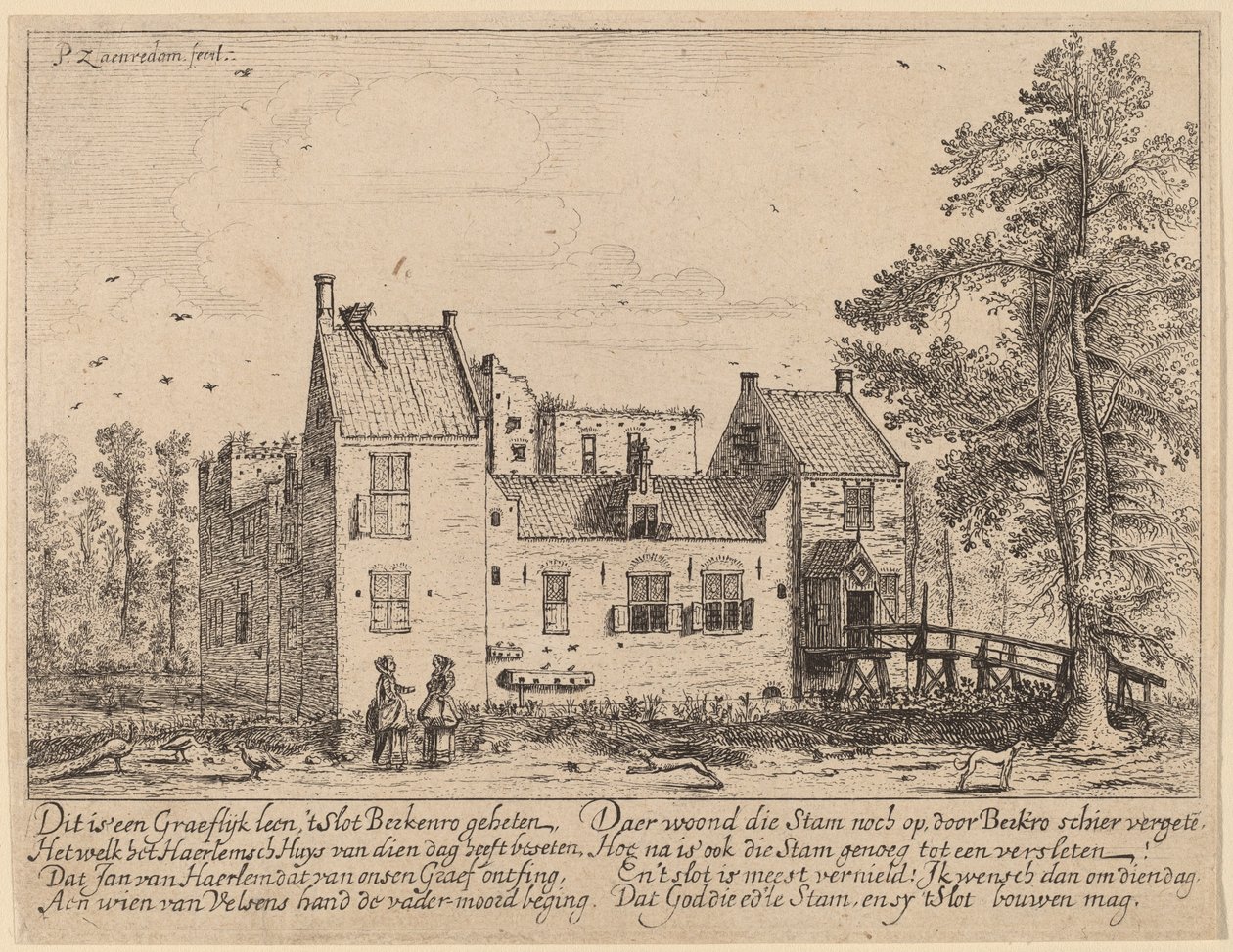 Castle Drive af Pieter Jansz Saenredam