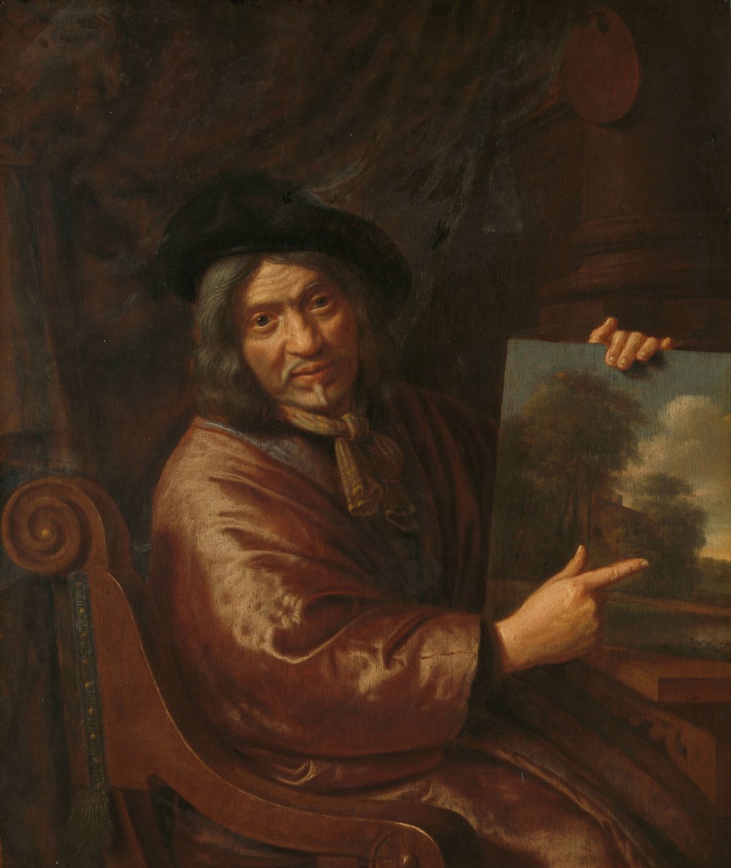 Selvportræt, et 1640-1650. af Pieter Jansz van Asch