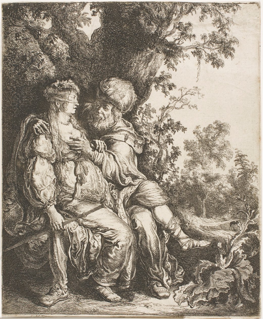 Juda og Thamar af Pieter Lastman
