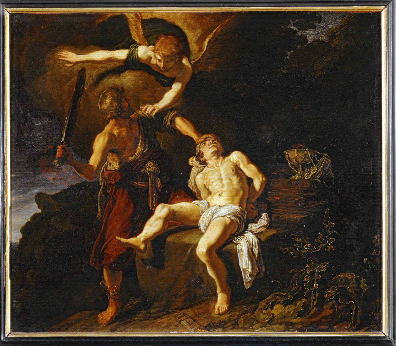 Abrahams offer ... af Pieter Lastman