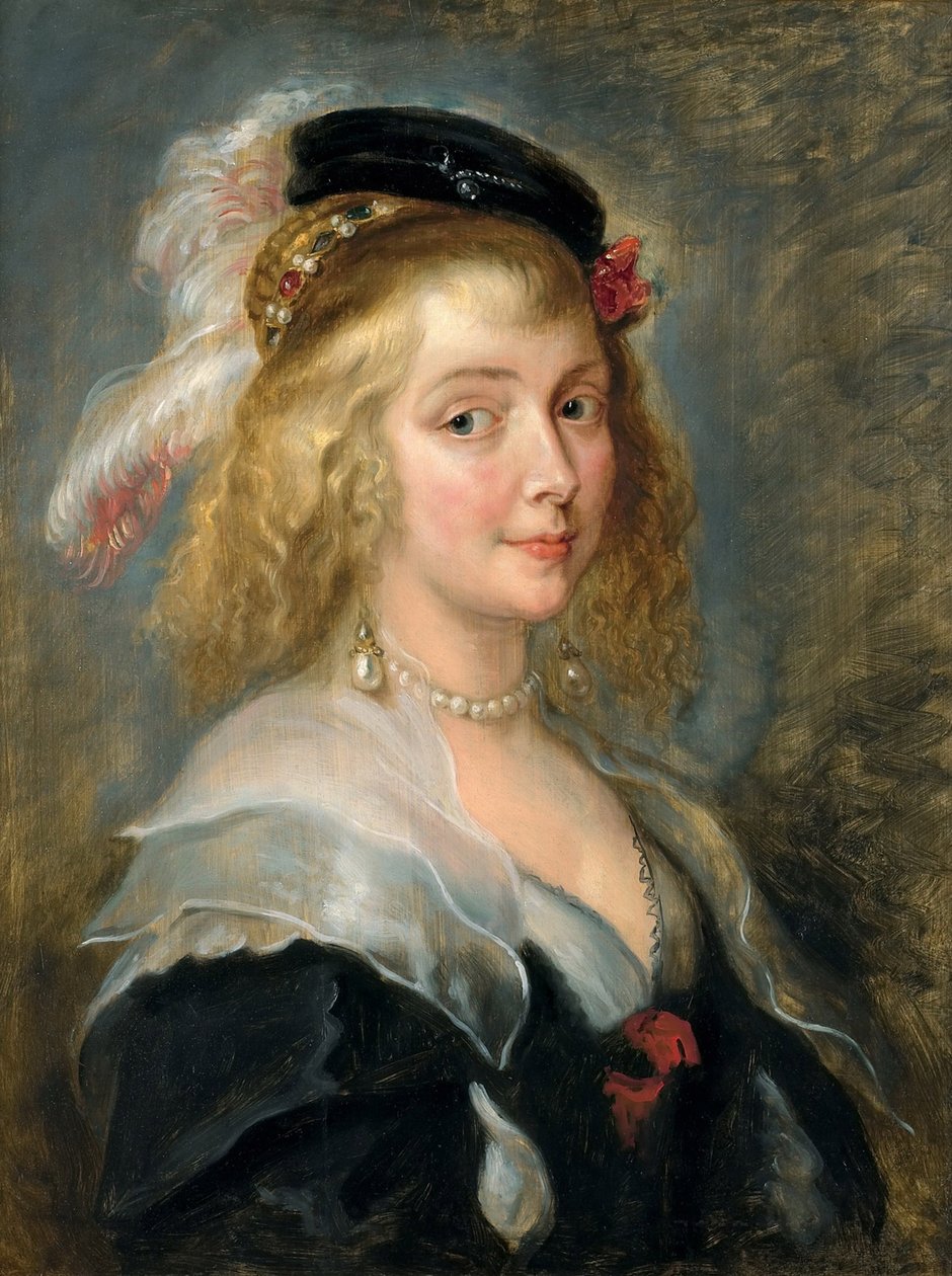 Portræt af Hélène Fourment, 1640. af Peter Paul Rubens