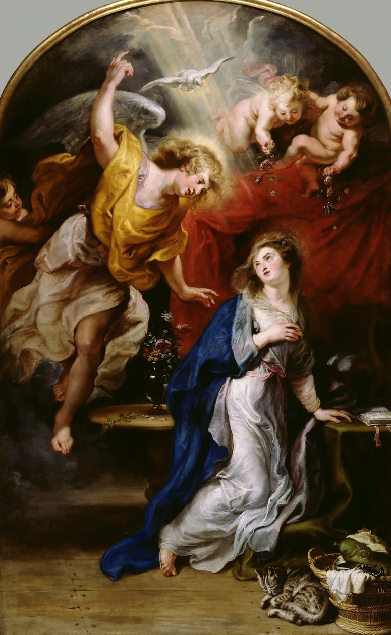 Bebudelsen, 1628-1629. af Peter Paul Rubens