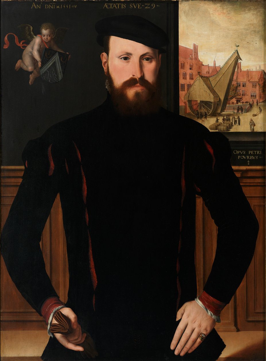 Portræt af Jan van Eyewerve, 1551. af Pieter Pourbus