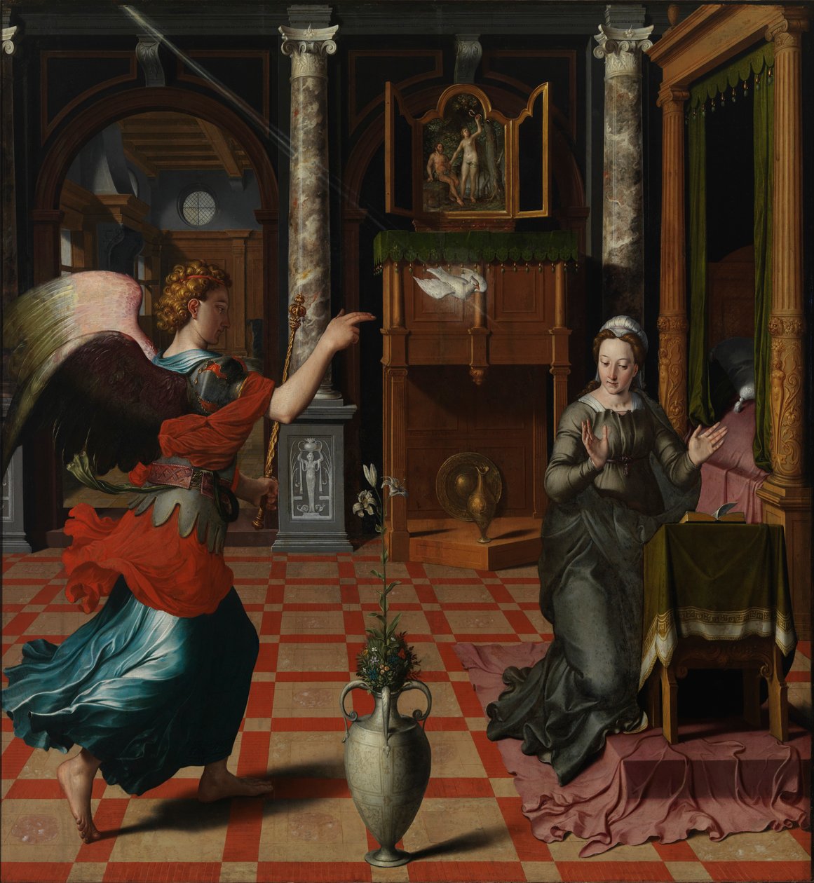 Bebudelsen, 1552. af Pieter Pourbus