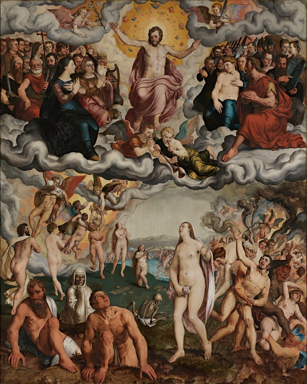 Den sidste dom, 1551. af Pieter Pourbus