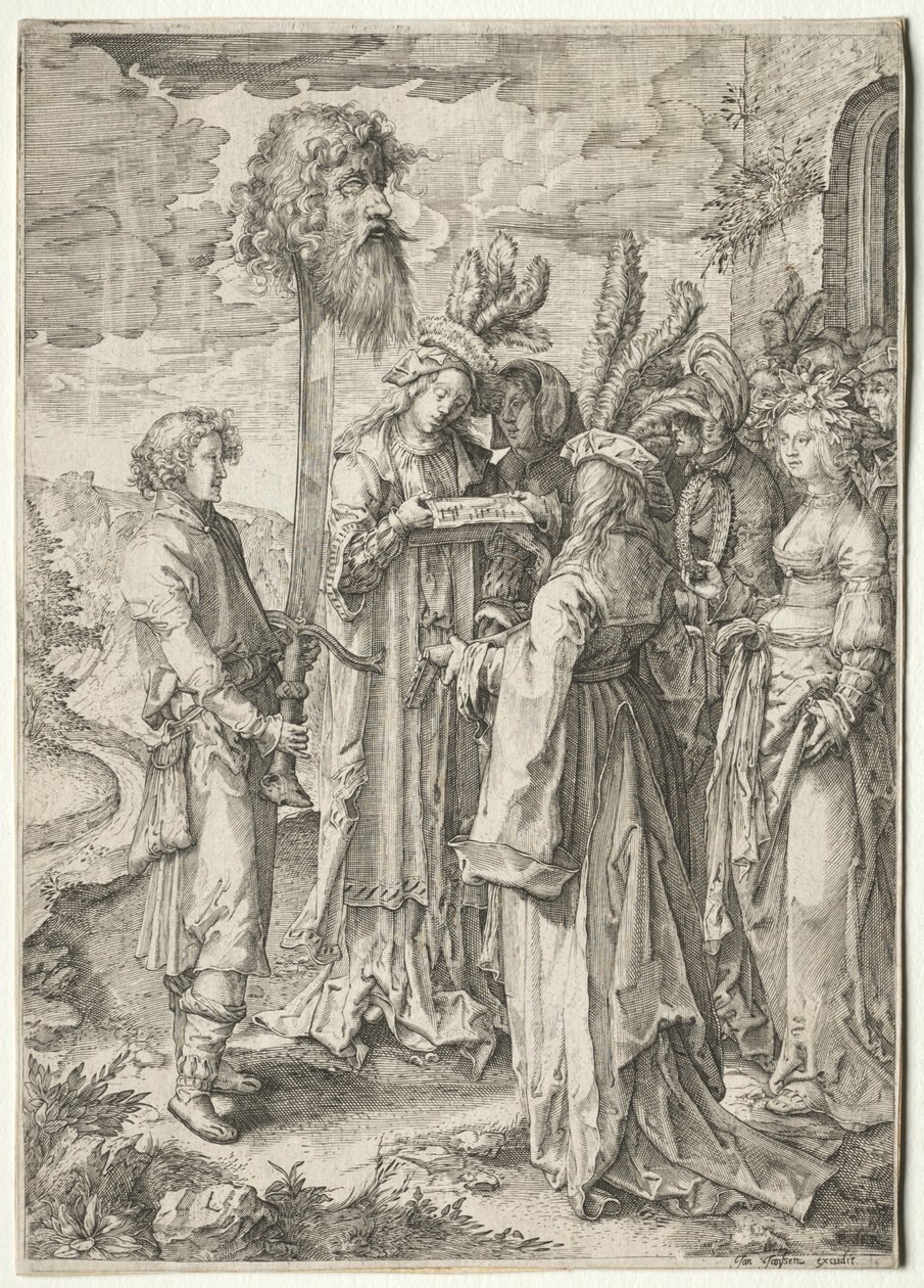 David med Goliats hoved, 1620