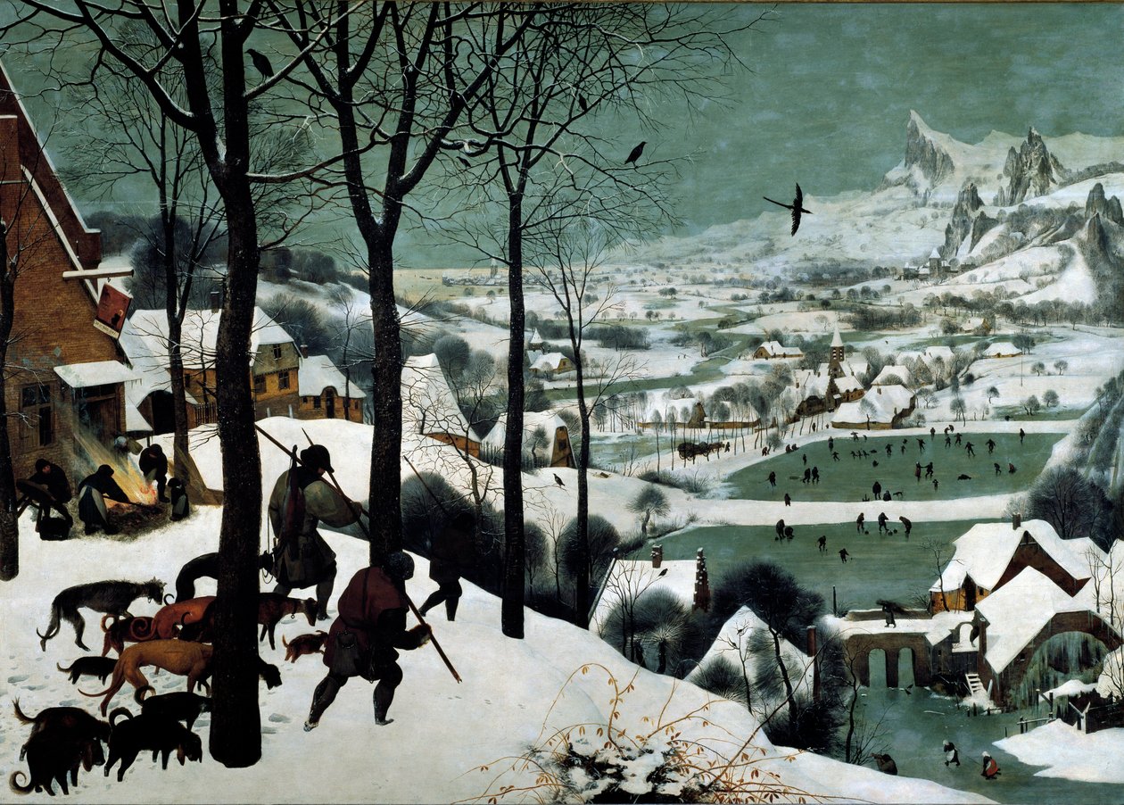 Jægere i sneen (vinter) af Pieter The Elder Brueghel