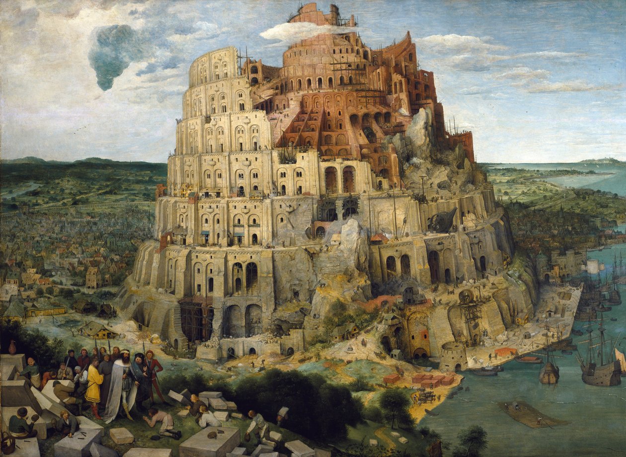 Babelstårnet af Pieter The Elder Brueghel