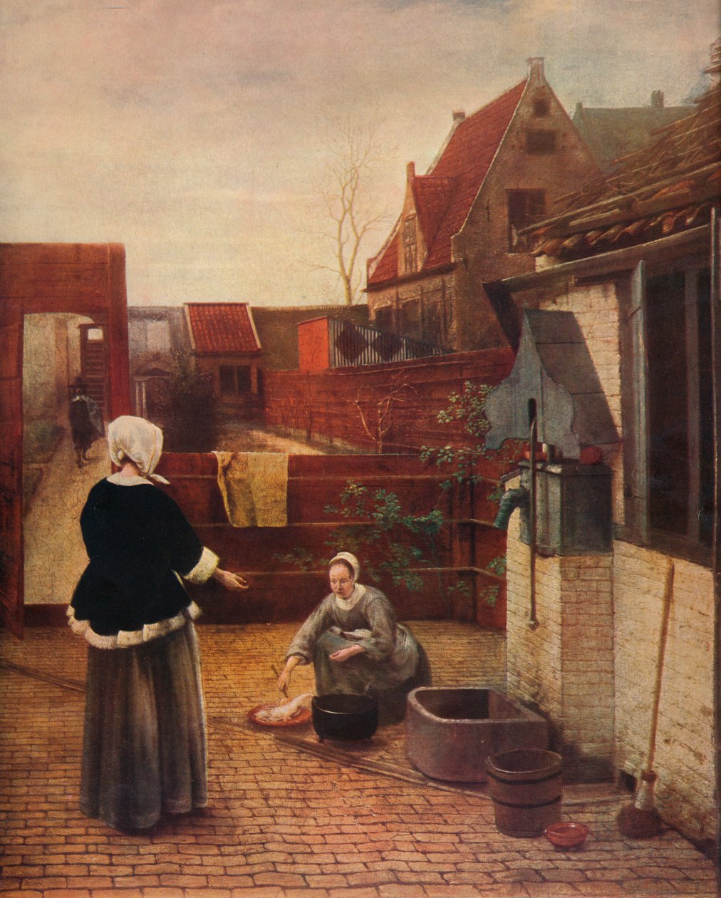 En hollandsk gårdhave, c1658, 1911 af Pieter de Hooch