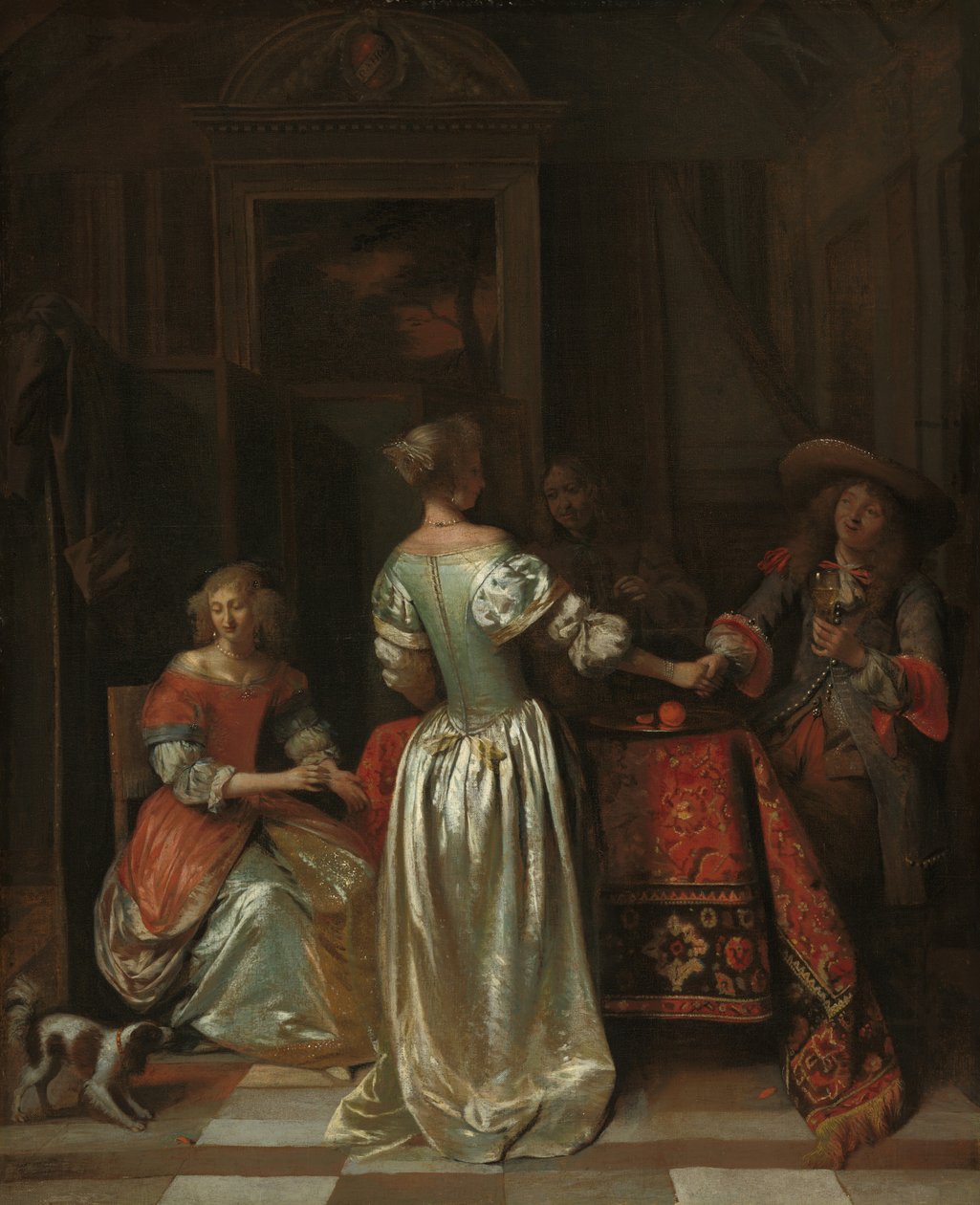 Hilsenen af Pieter de Hooch