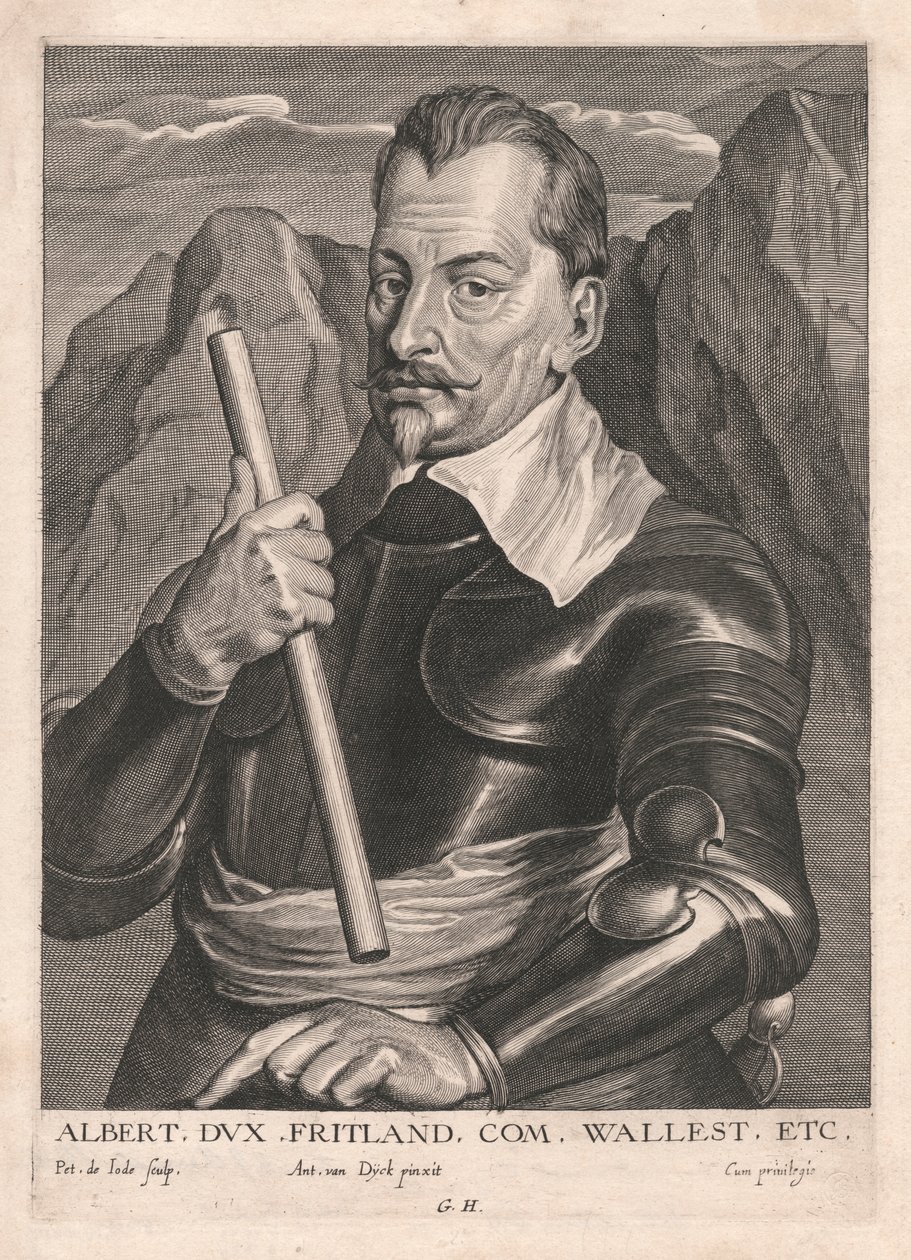 Albert, Dux Fritland. Com. Wallest, Etc. af Pieter de Jode