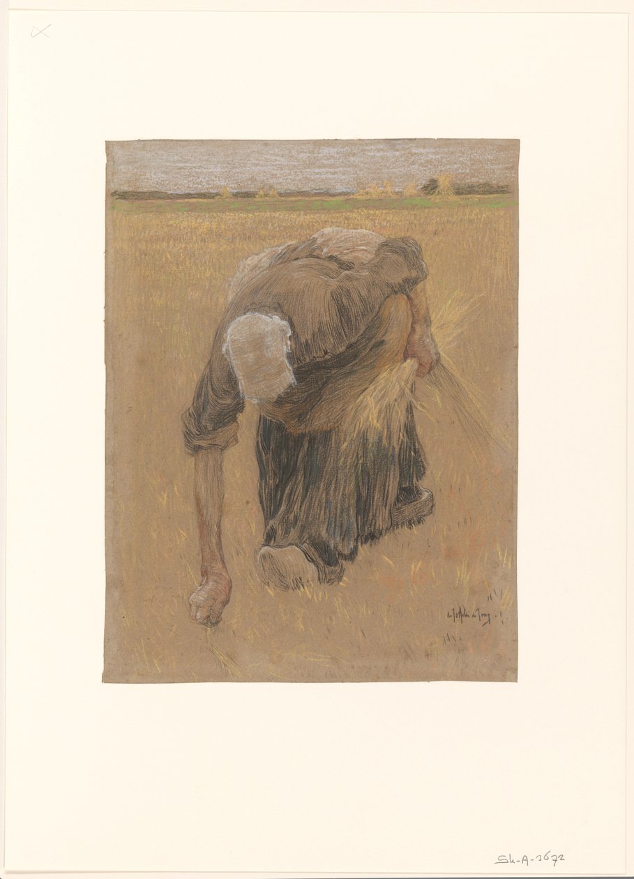 opsamlende kvinde af Pieter de Josselin