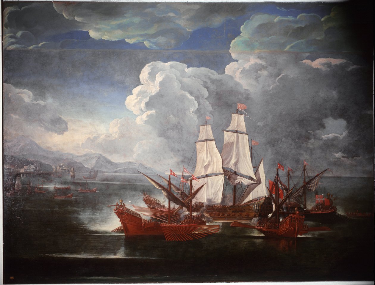 Slagskib (maleri af Pieter the Younger Mulier