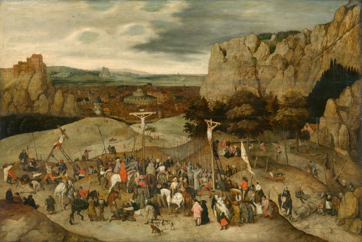 Golgata (olie) af Pieter the Younger Brueghel