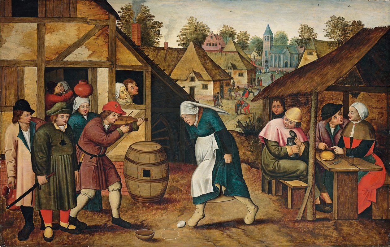 Æggedansen af Pieter Brueghel the Younger