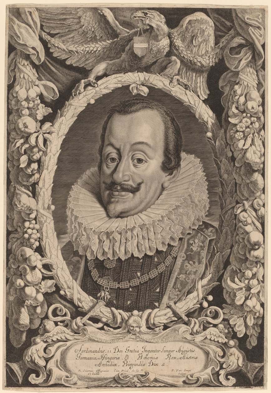 Ferdinand II af Pieter van Sompel after Pieter Claesz Soutman