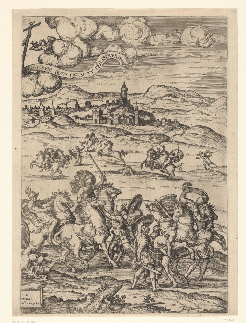 Omvendelse af Paulus af Pieter van der Borcht (I)