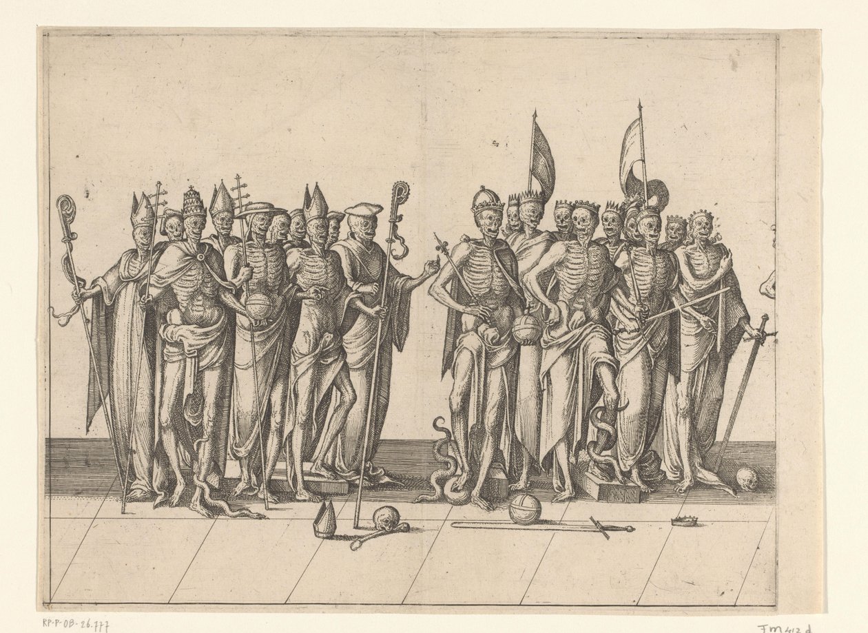 Procession af de døde af Pieter van der Borcht (I)
