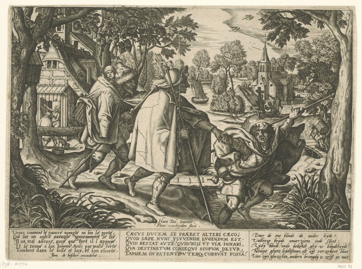 Lignelsen om de to blinde af Pieter van der Heyden