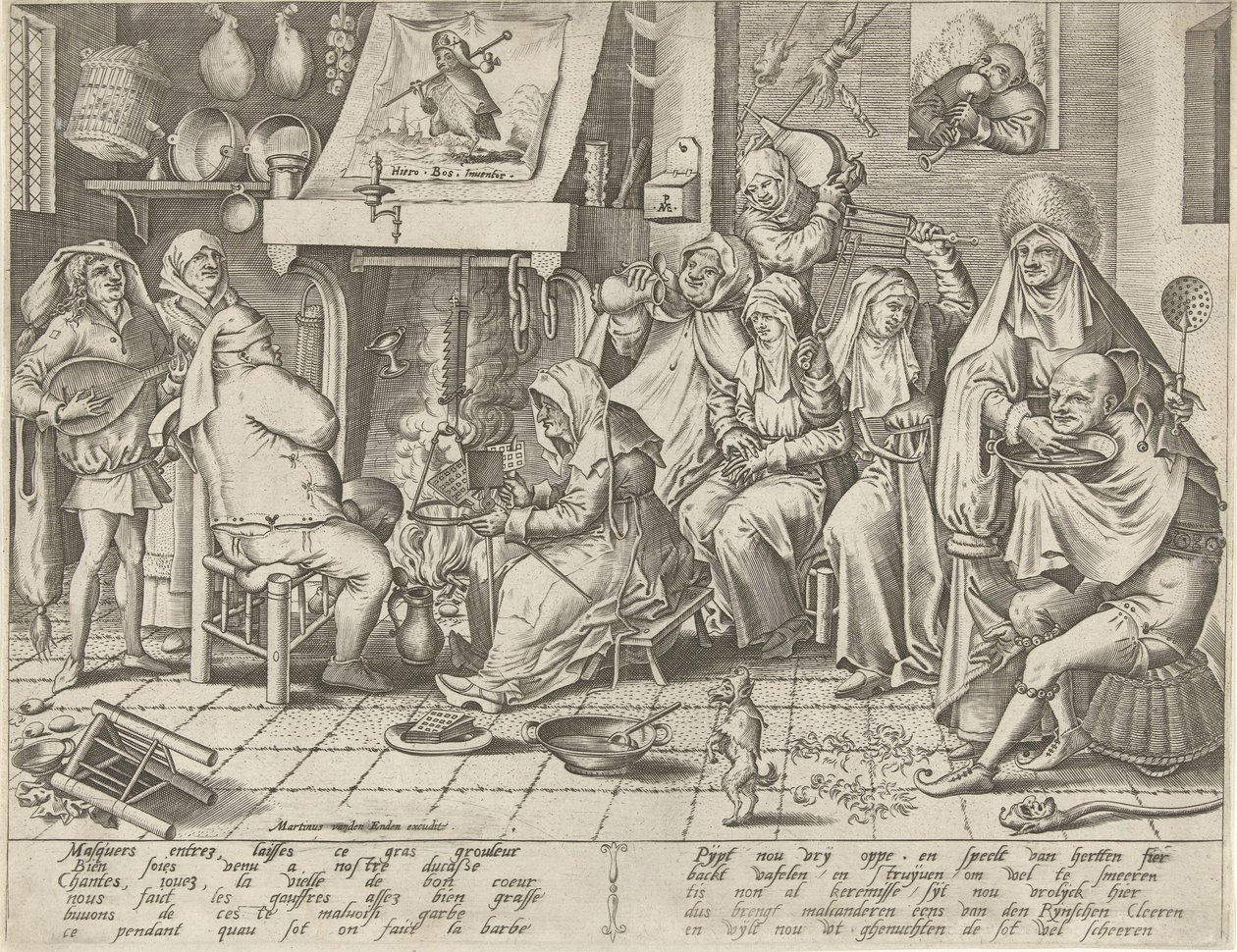 fastelavn af Pieter van der Heyden