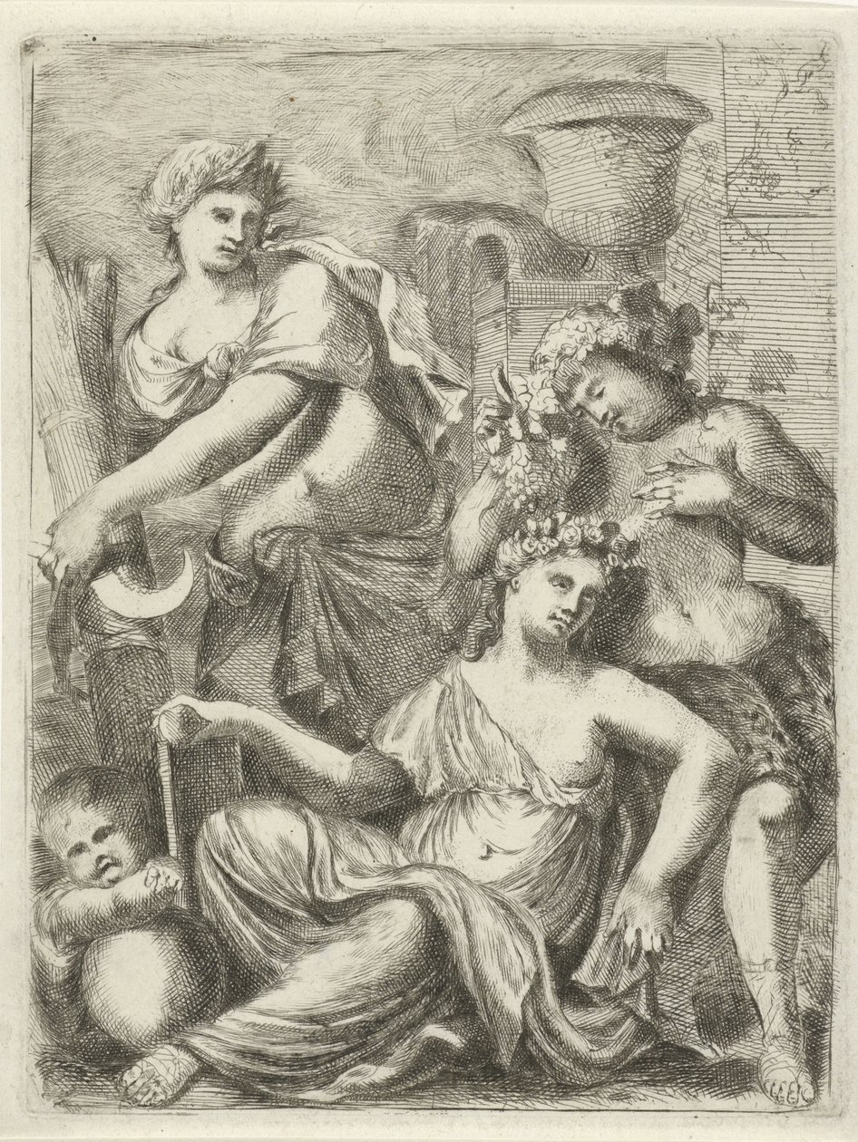 Ceres, Bacchus en Venus af Pieter van der Plas (II)