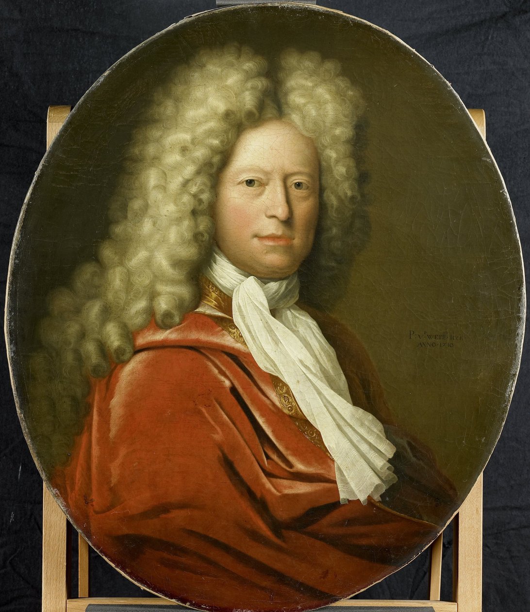 Portræt af hr. Brust af Pieter van der Werff