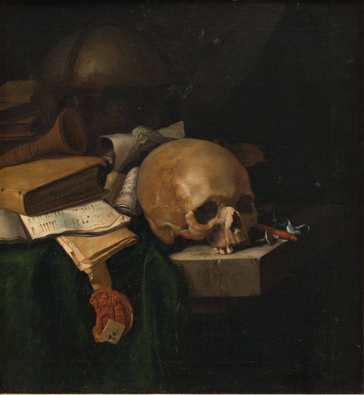 Vanitas Stilleben af Pieter van der Willigen