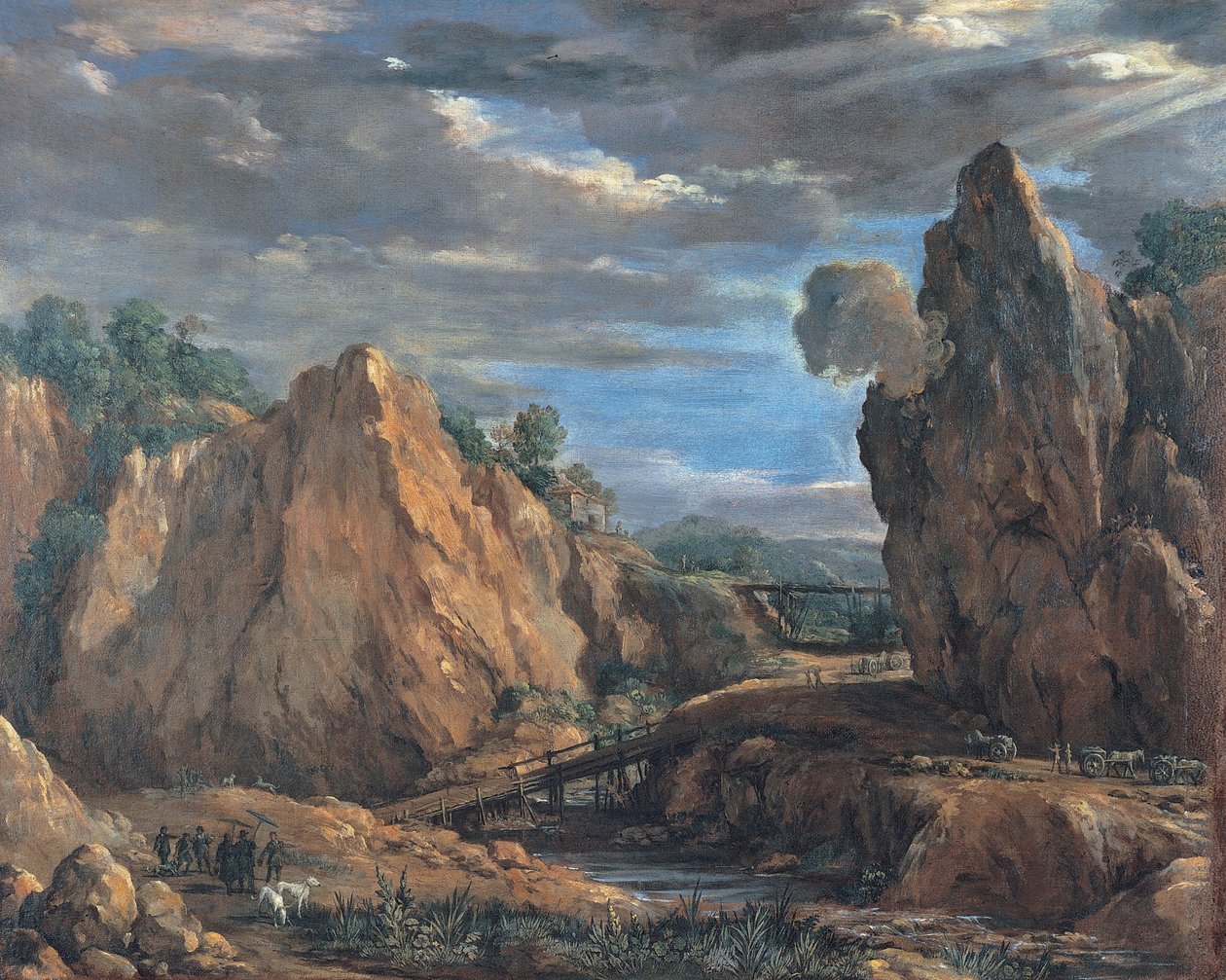 Alfa -miner af Tolfa af Pietro da Cortona