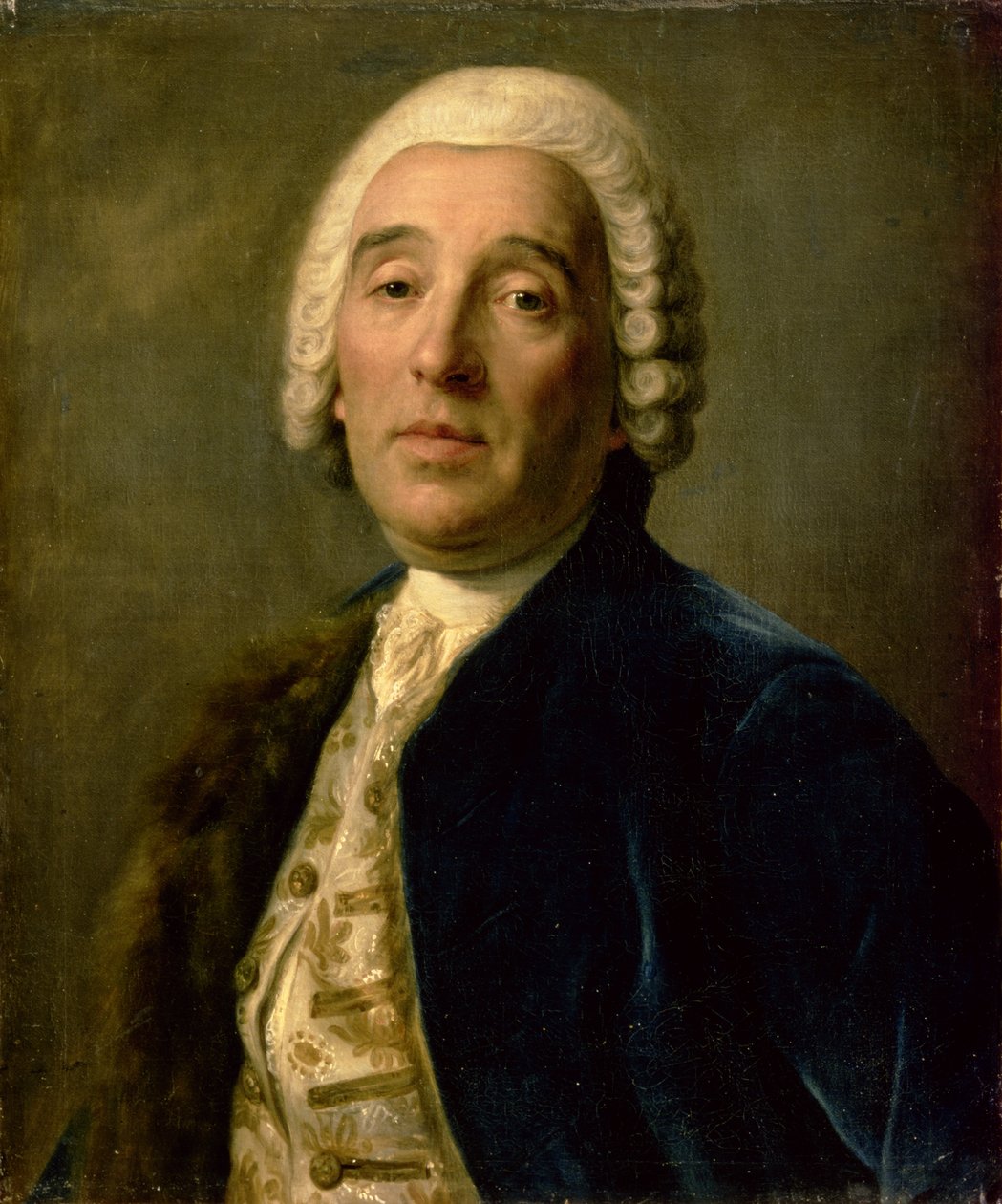 Portræt af arkitekten Bartolomeo Francesco Rastrelli (1700-71) af Pietro Antonio Rotari