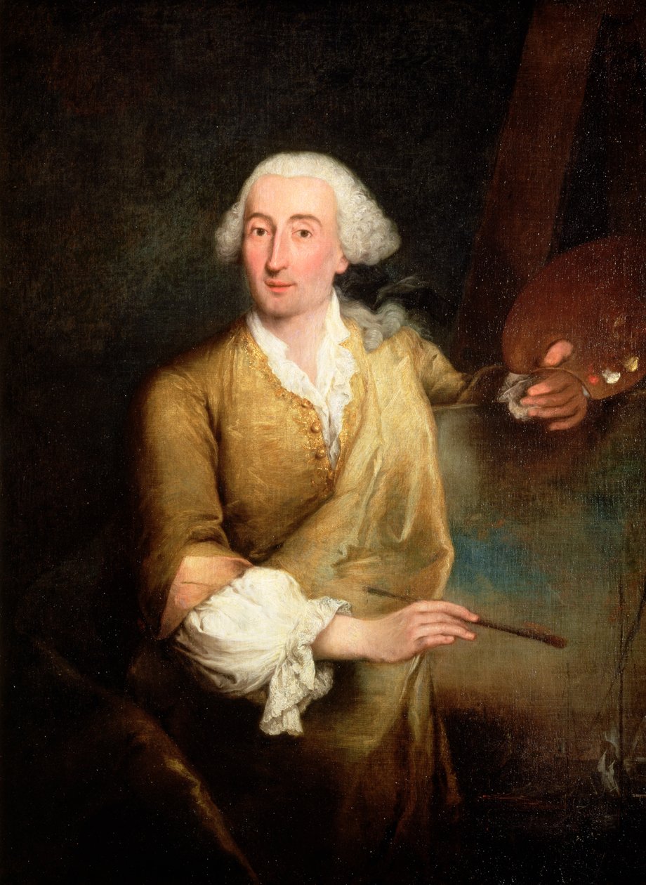 Portræt af Francesco Guardi (1712-93) af Pietro Longhi