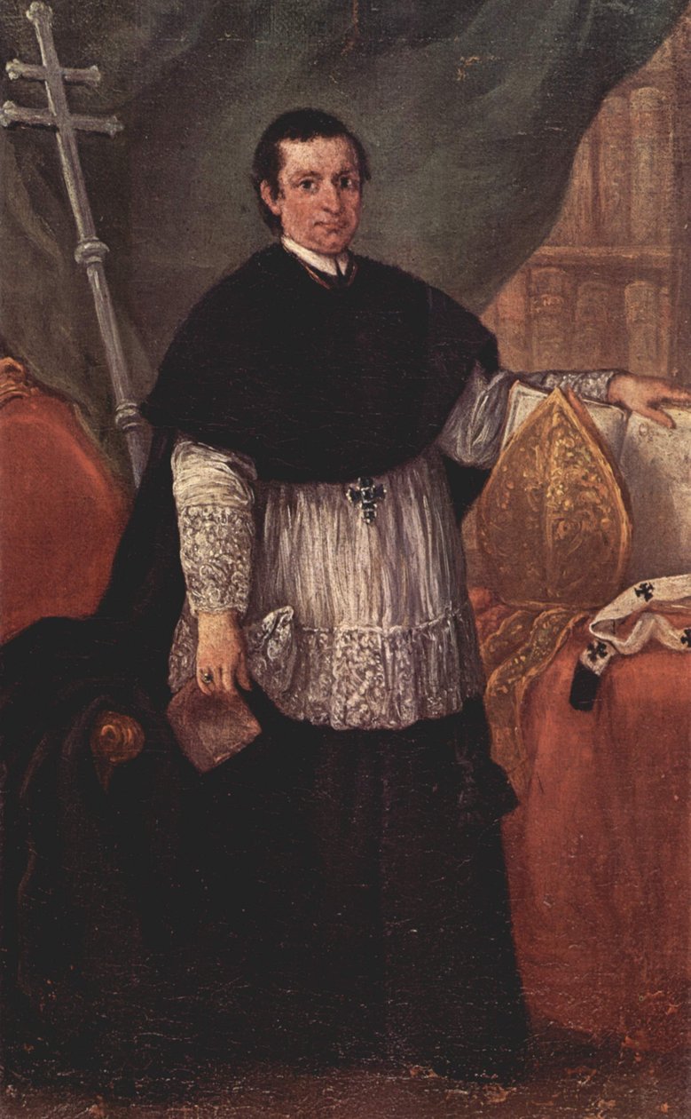 Portræt af biskop Benedetto Ganassoni af Pietro Longhi