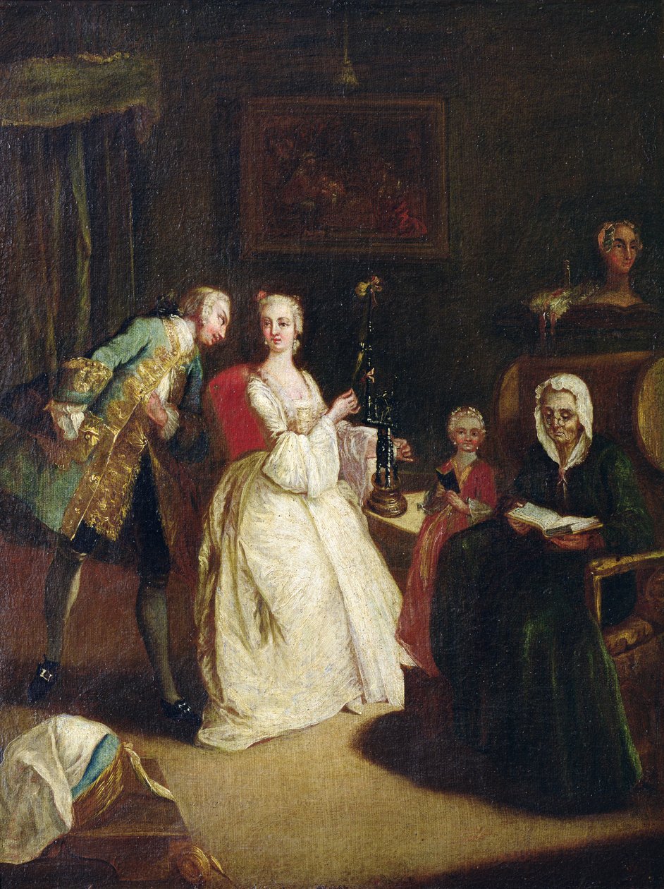 Kærlighedserklæringen af Pietro Longhi
