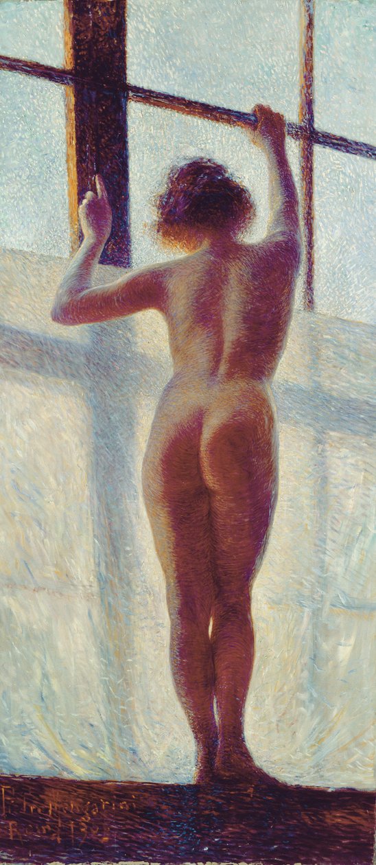 Nøgen ved vinduet af Pietro Mengarini