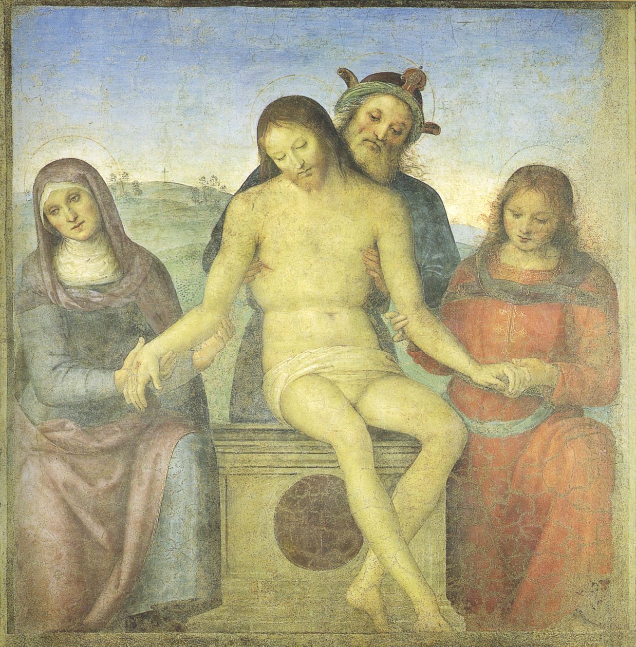 Kristus i Pietà af Pietro Perugino