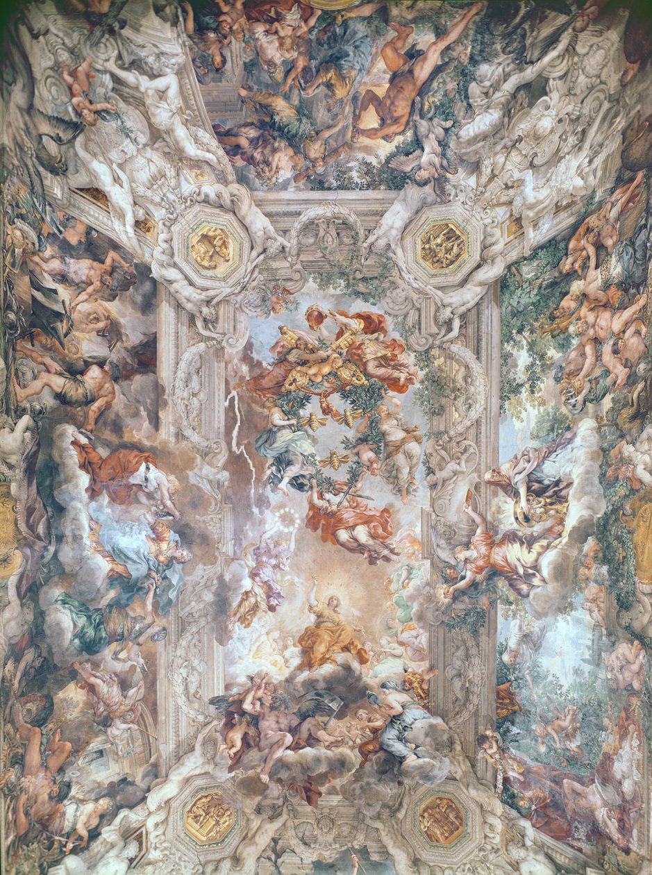 Det guddommelige forsyns triumf af Pietro da Cortona