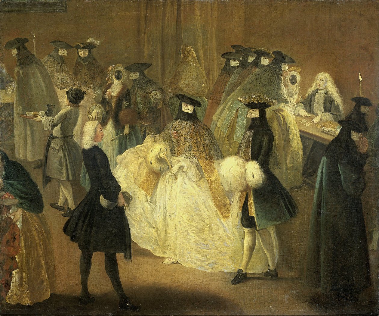 Kasinoet af Pietro (school of) Longhi