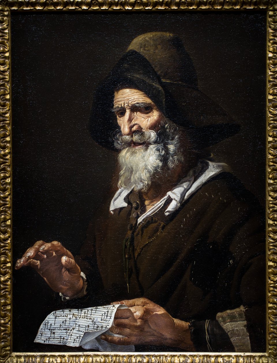 En gammel sanger af Pietro Bellotti