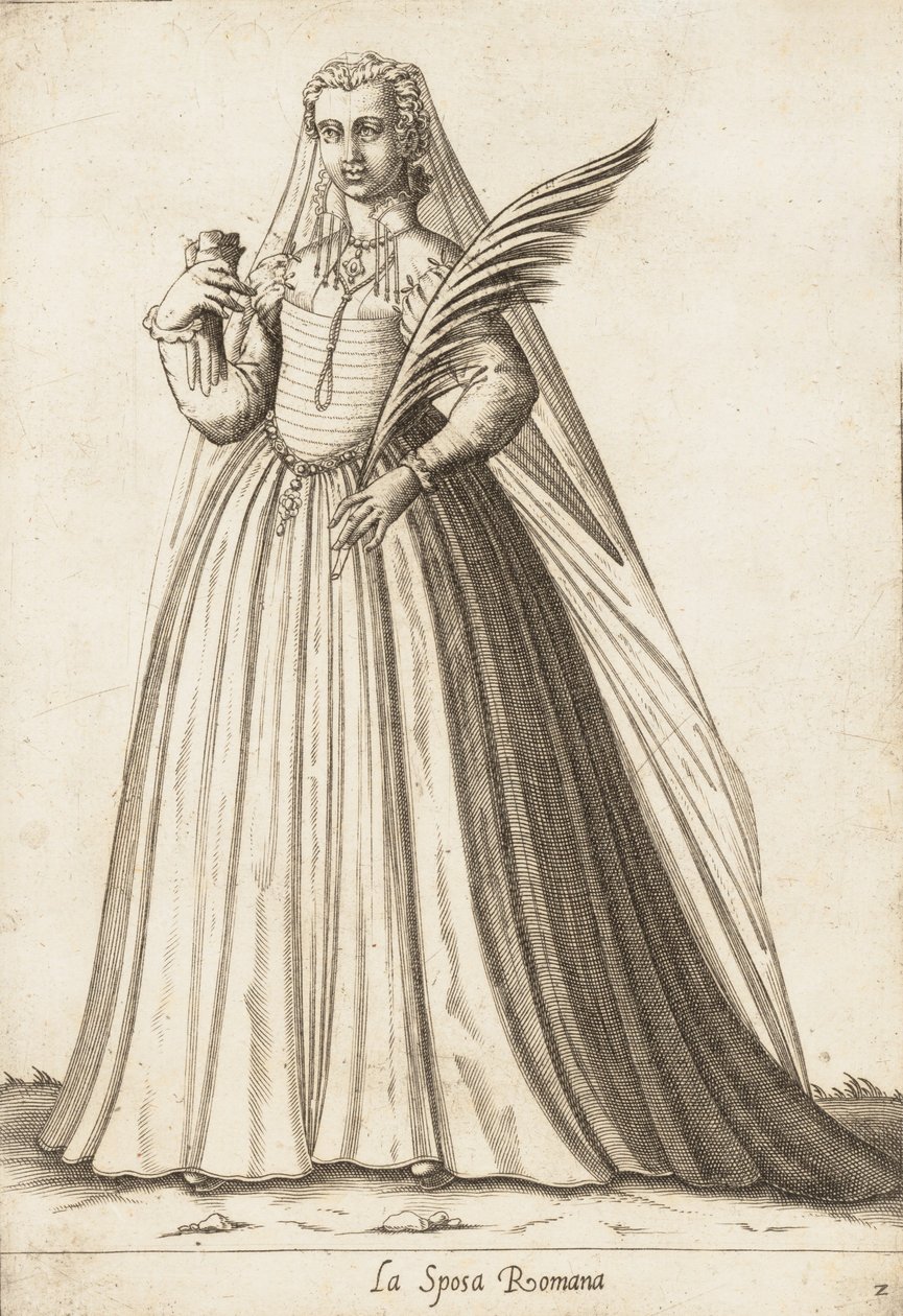 Den romerske brudebrud, ca. 1580. af Pietro Bertelli.