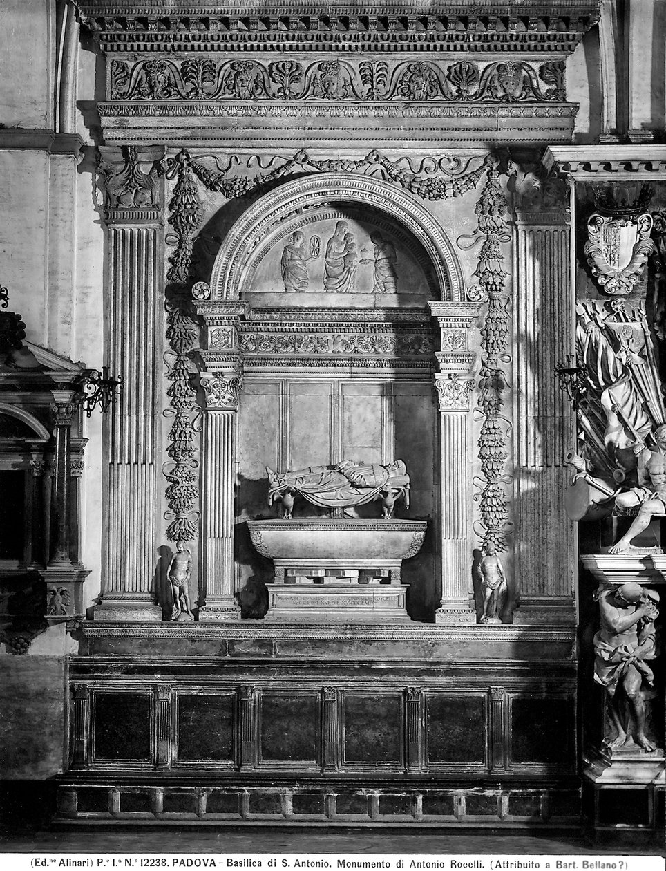 Monument til Antonio Roselli (marmor) af Pietro Lombardo