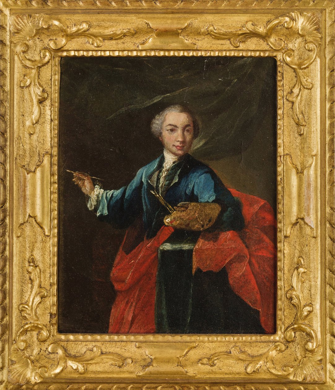 Selvportræt, ca. 1750. af Pietro Longhi