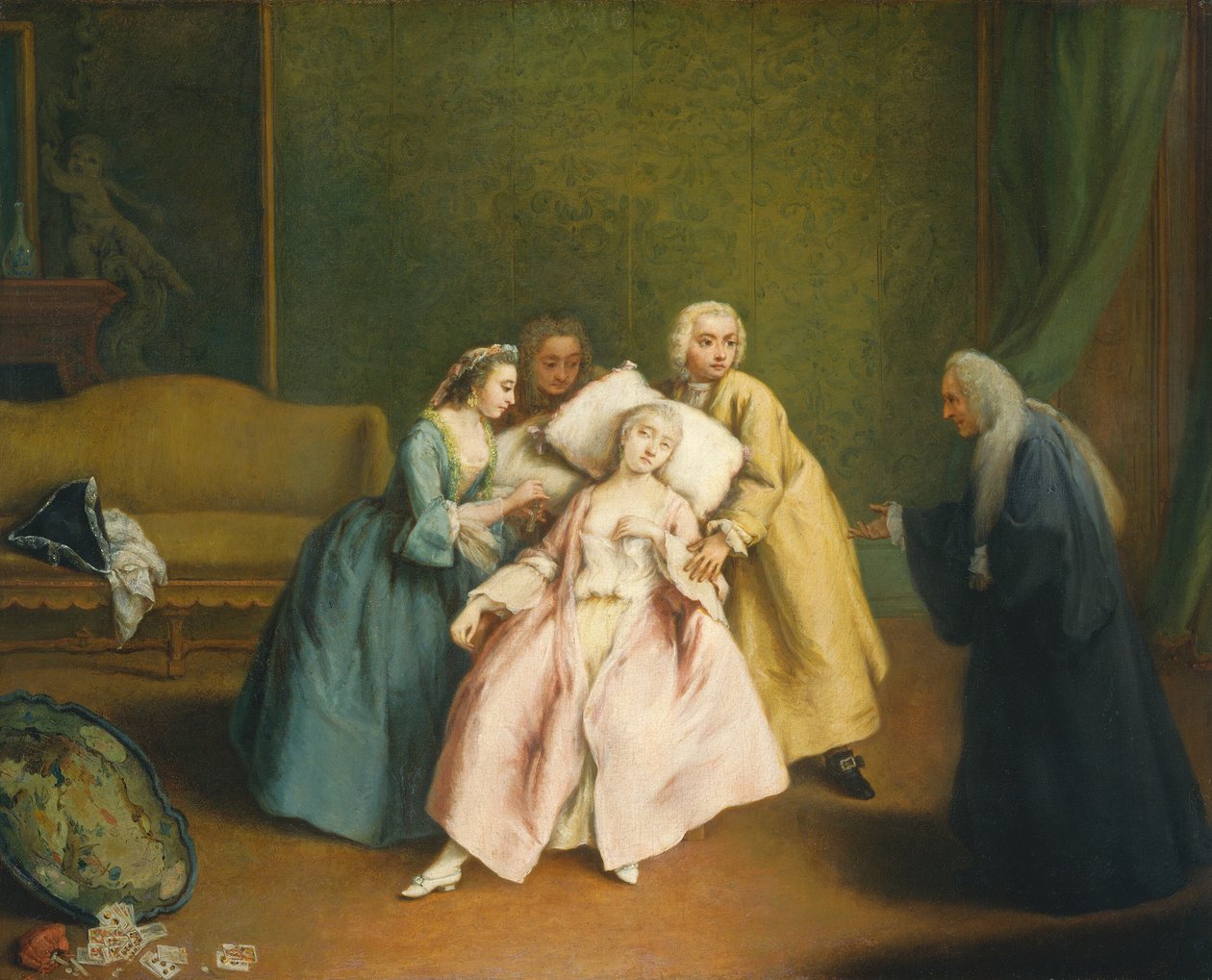 Den svage, ca. 1744. af Pietro Longhi