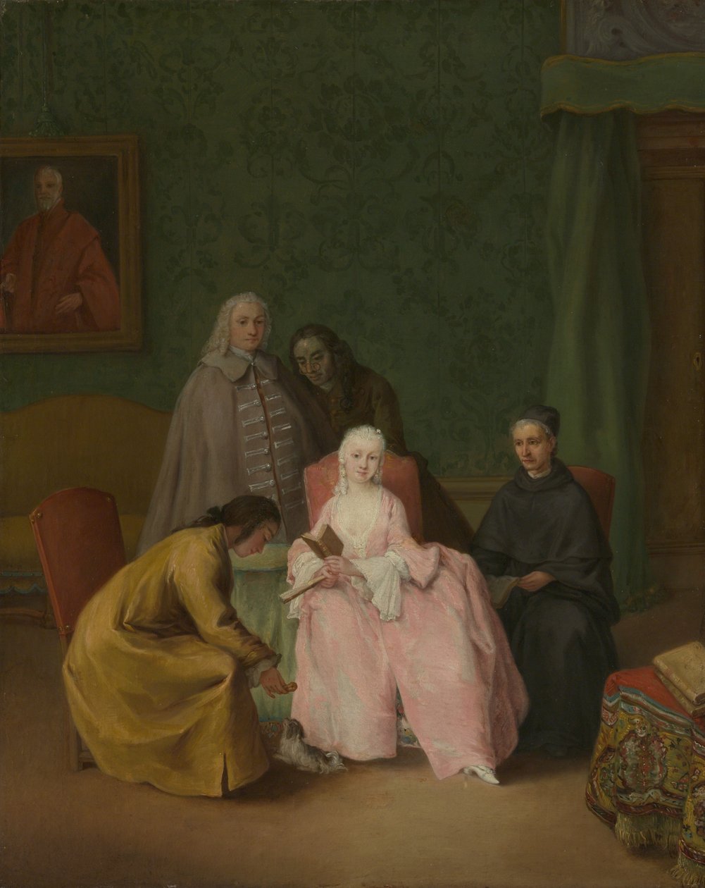 Besøget, 1746. af Pietro Longhi