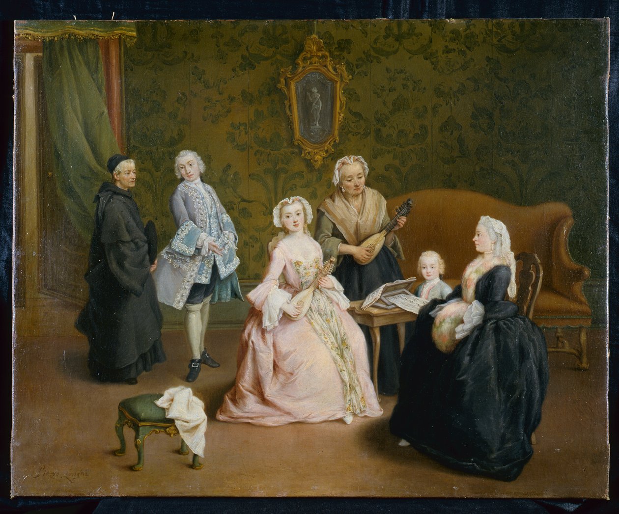 Familiekoncerten af Pietro Longhi