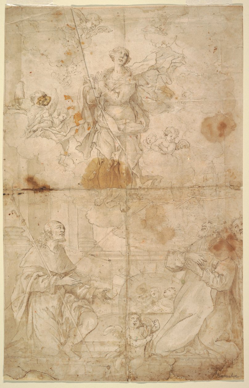 Virginens opstigning af Pietro Novelli
