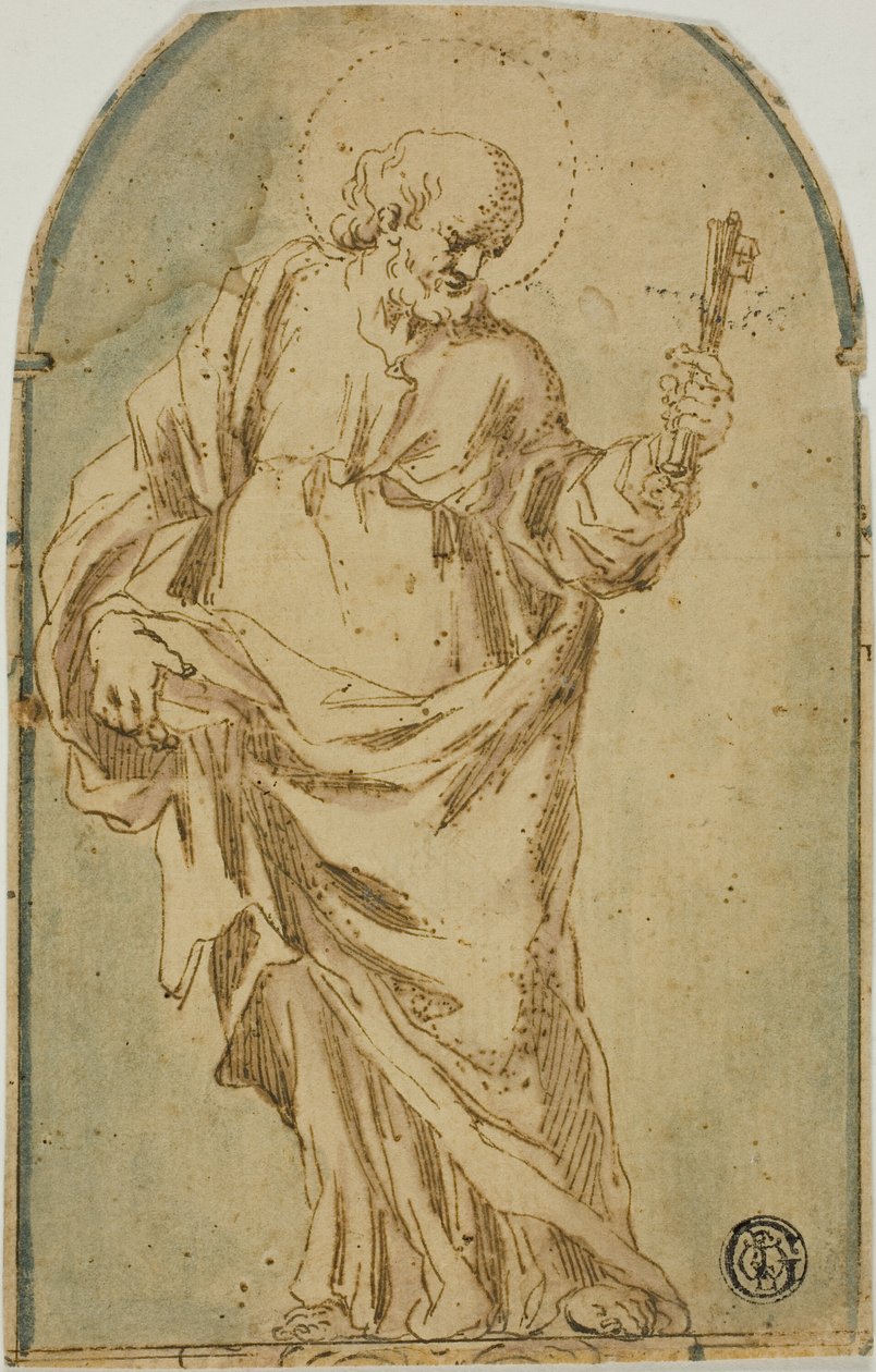 Sankt Peter af Pietro Novelli